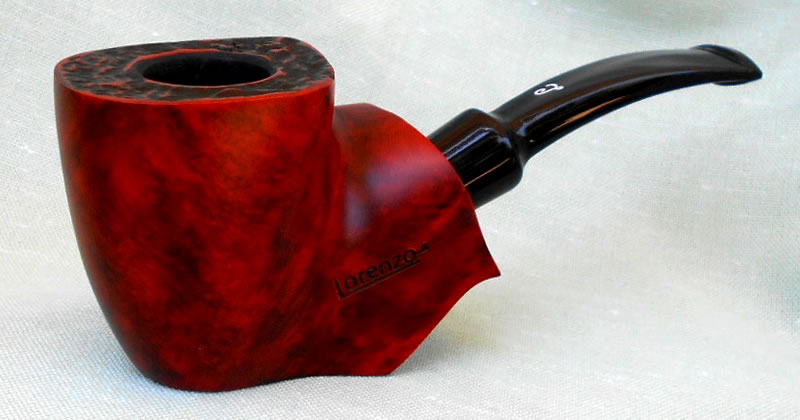 Lorenzo Summa Cum Laude Satin Cabernet finish smoking pipe